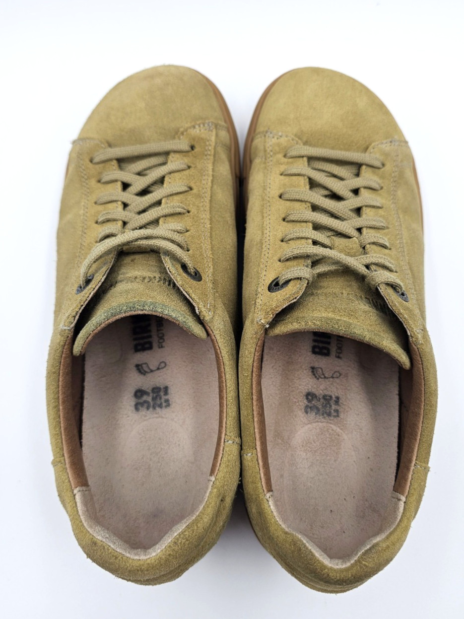 Birkenstock Bend Low Suede Tan/ Gum Shoes Sneakers Women’s Size EU 39 US 8
