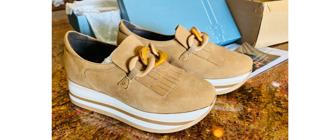 Softwaves Candice Cognac Size 6/37 NIB-Direct from Portugal