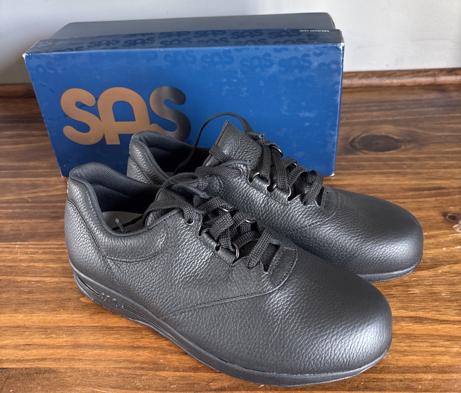 SAS Shoes Women’s Size 8.5 W Slip Resistant Black Liberty USA Made NEW In Box