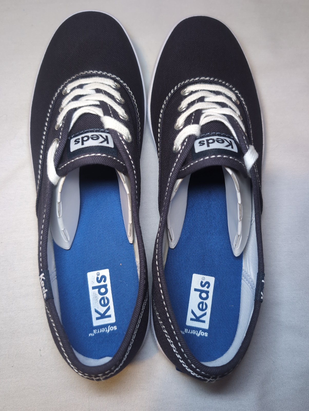 Women Keds Champion Navy Canvas Lace Up Sneaker Shoes Size 8