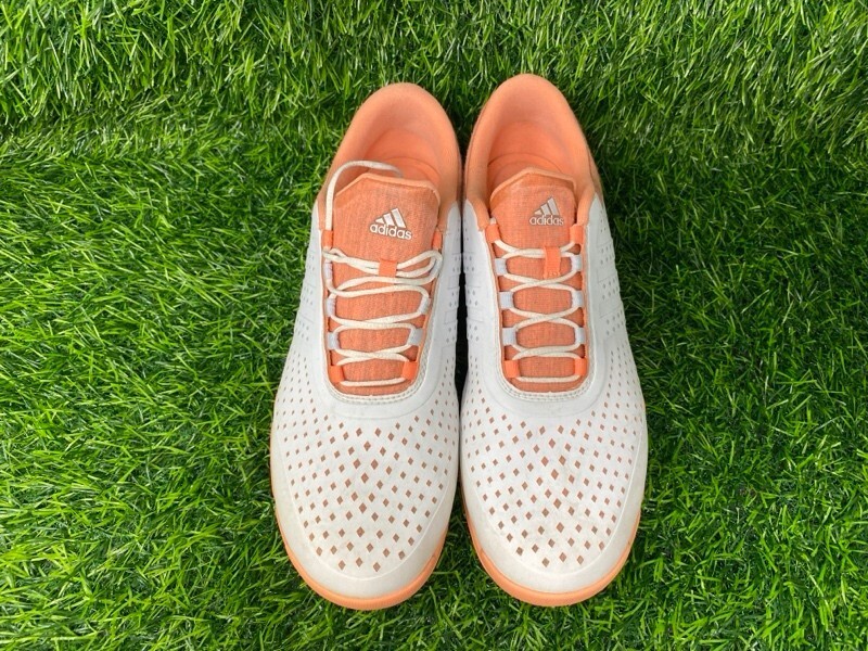 Adidas Lightweight Golf Shoes Women’s Size 9 White and Orange 2167