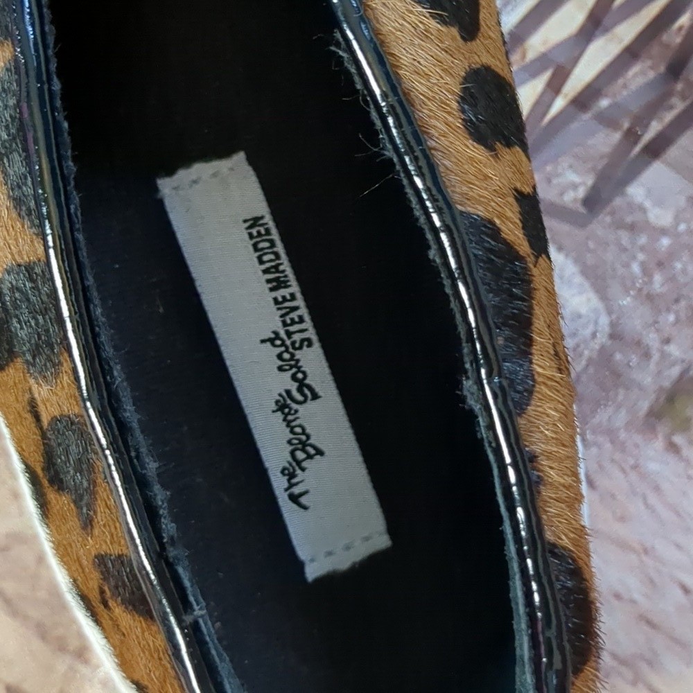 Steve madden X the blonde salad cheetah print shoes size 8