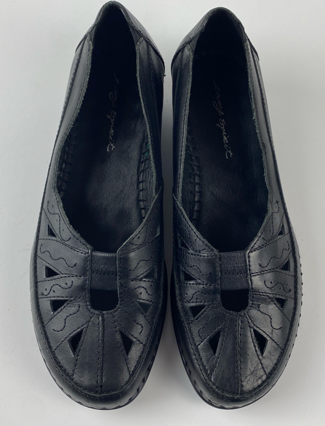 Easy Spirit Slip-on Shoe 9.5W, X-WIDE READ Lightweight Flats ESDixiee VERY GOOD!
