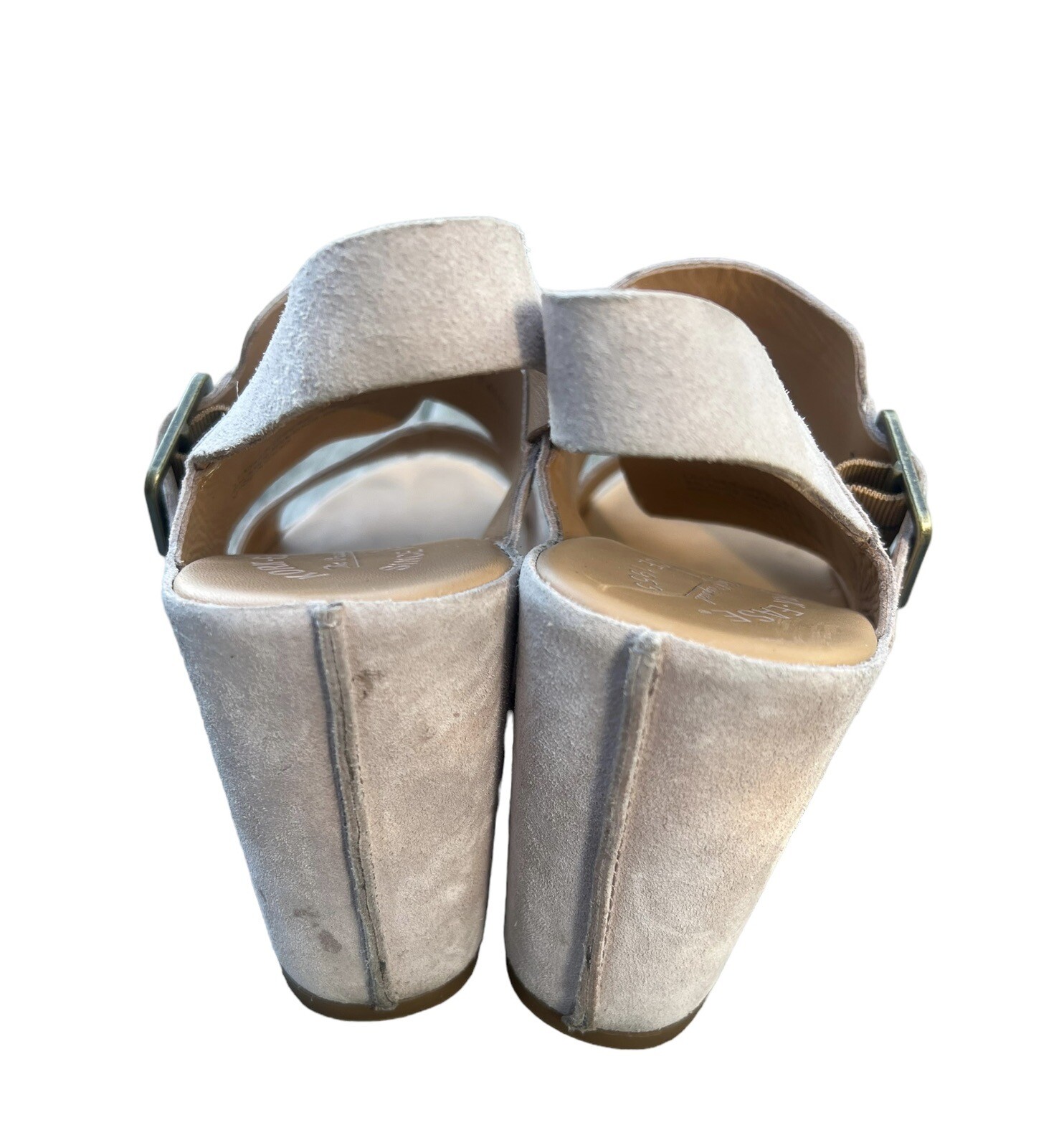 Kork-Ease San Carlos Natural Wedge Light Pink Suede Size 9 M
