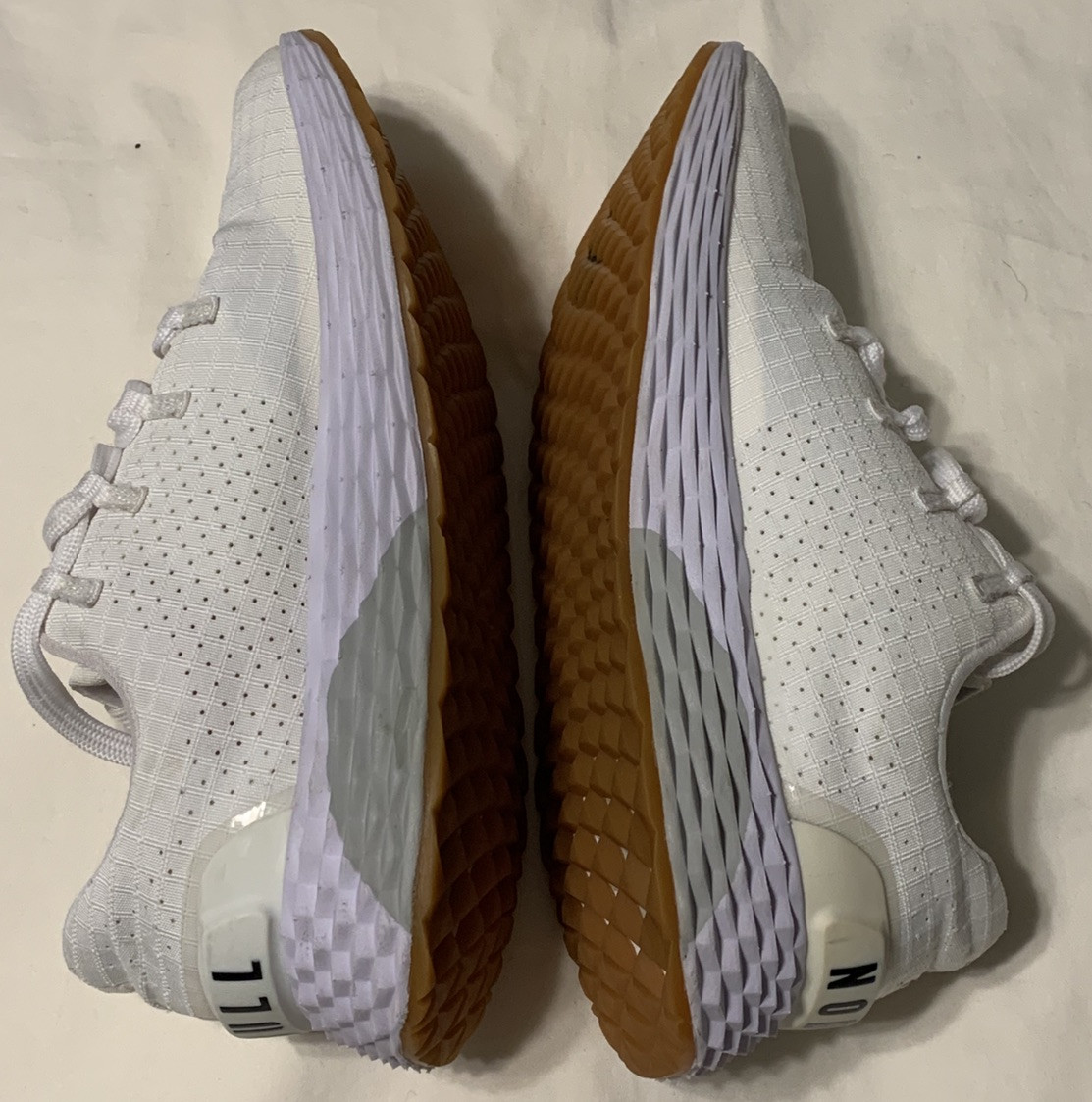 NOBULL Unisex Ripstop Runner Training CrossFit White W 7 M 5.5 Lifting Sneakers