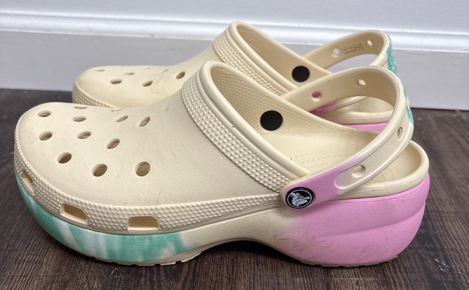 Crocs PLatform Clogs Sandals Ombré Women’s 10