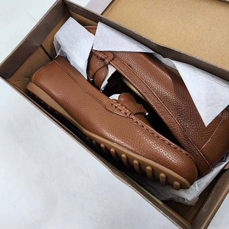 Giani Bernini Dailyn Slip On Driver Loafers Women’s 9M Saddle Brown Leather