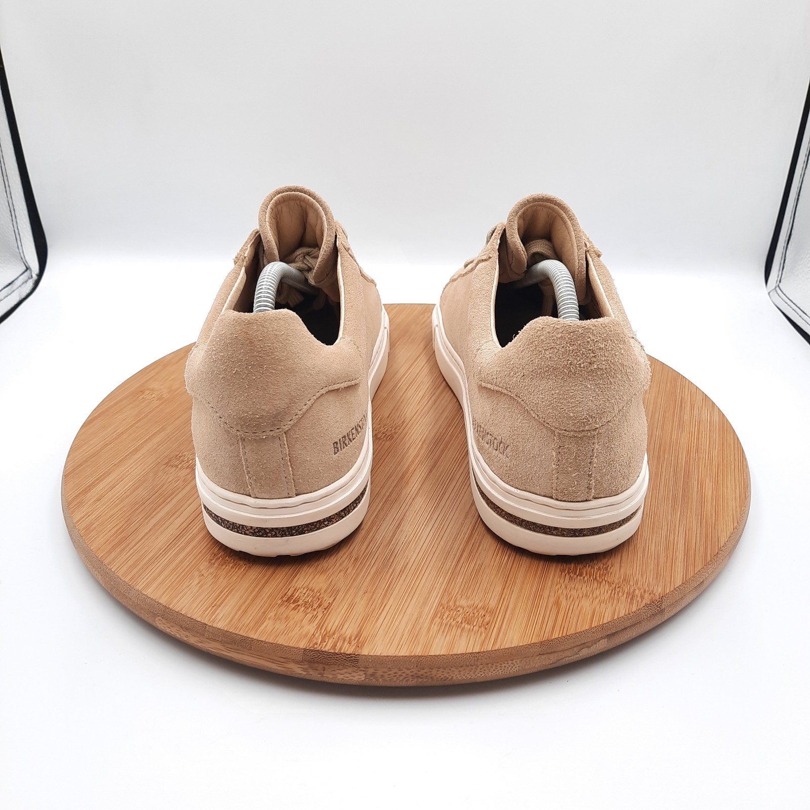 Birkenstock Bend Low Womens Size 39 US 8 Shoes Tan Suede Leather Casual Sneakers