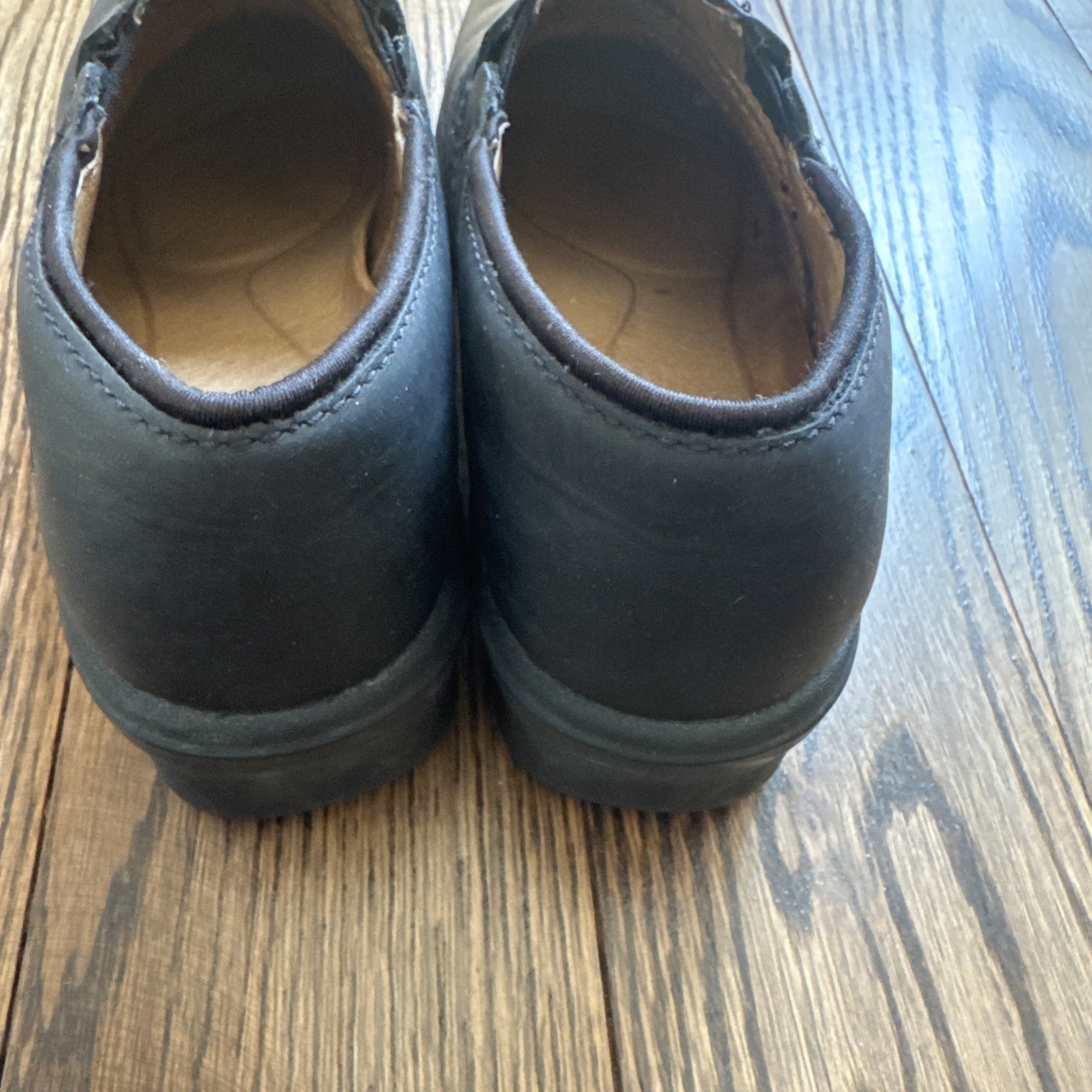 Ariat Women’s Steel Toe Black Leather Work Clogs Size 5 B
