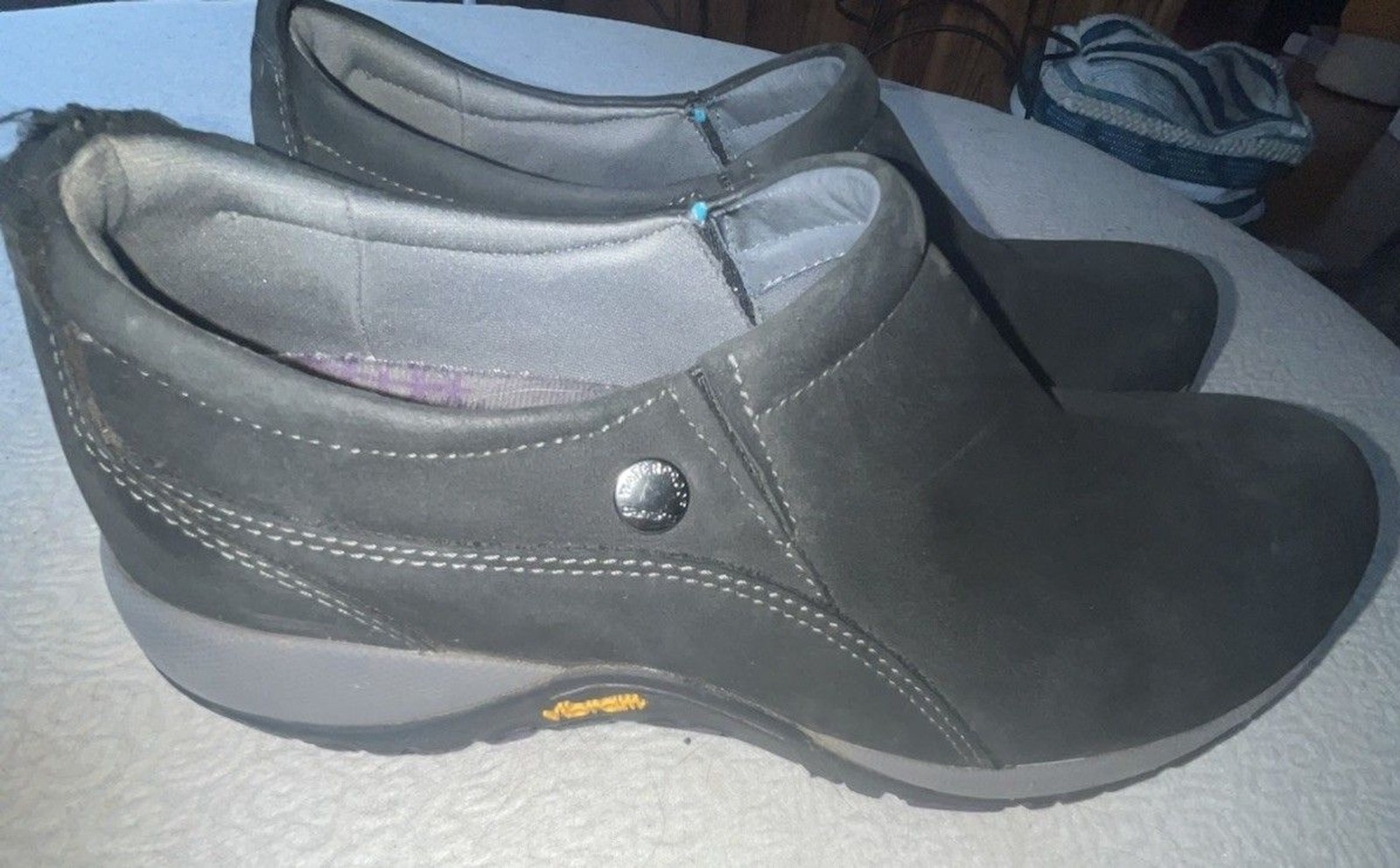 Dansko Patti Women’s Shoes, Black Milled Nubuck, W39 4353100294