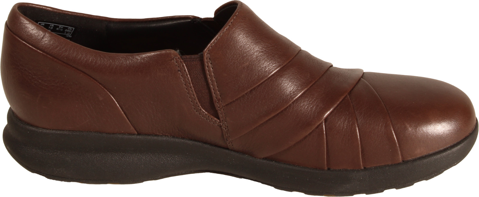 Clarks Un Adorn Loop Womens Loafer Dark Brown Leather US Size 10 NARROW