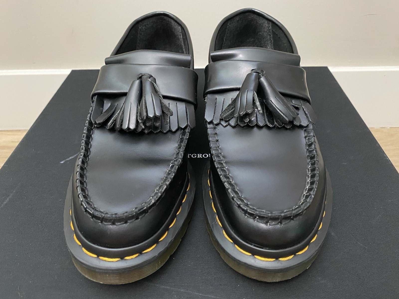 Dr. Martens Adrian Smooth Black Leather Tassel Loafers Men’s 6 / Women’s 7 Shoes