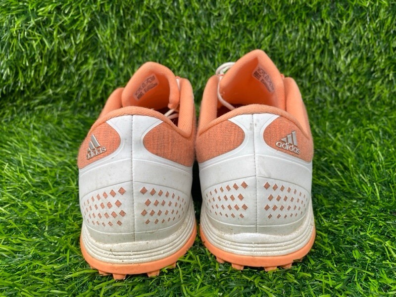 Adidas Lightweight Golf Shoes Women’s Size 9 White and Orange 2167