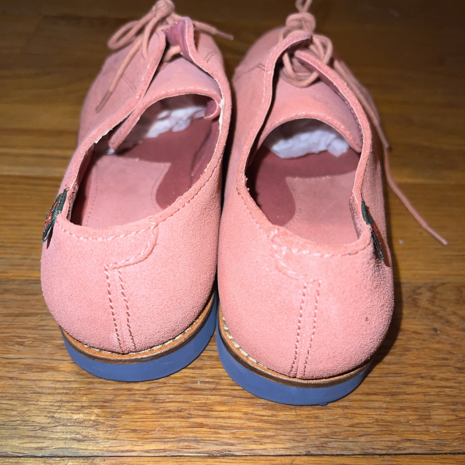 Bass Ely-2 Desert Rose Pink Oxfords Women Size 9.5 RARE!