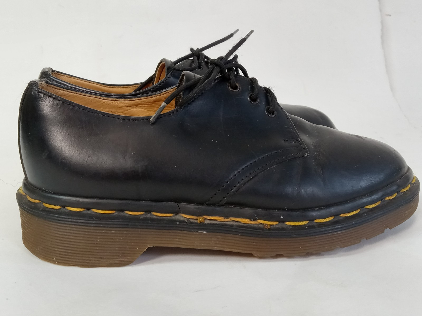 Dr Martens Size 4 US Woman 2 UK Made in England Black Shoes C2 DM22085 Leather