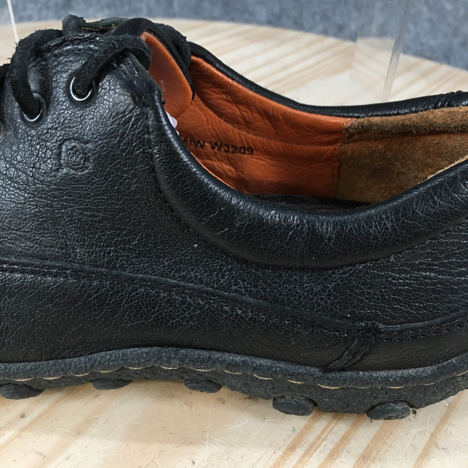 Born Shoes Womens 6.5 M Black Oxford Leather Comfort Casual W3209 Lace Up