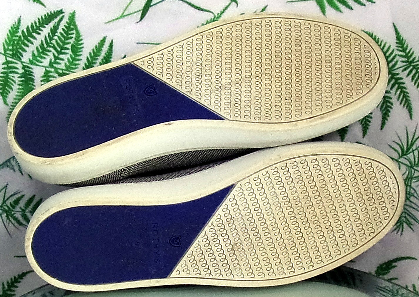 ROTHY’S THE ORIGINAL SLIP ON ANCHOR FABRIC SNEAKERS COMFORT SHOES US WOMENS SZ 9
