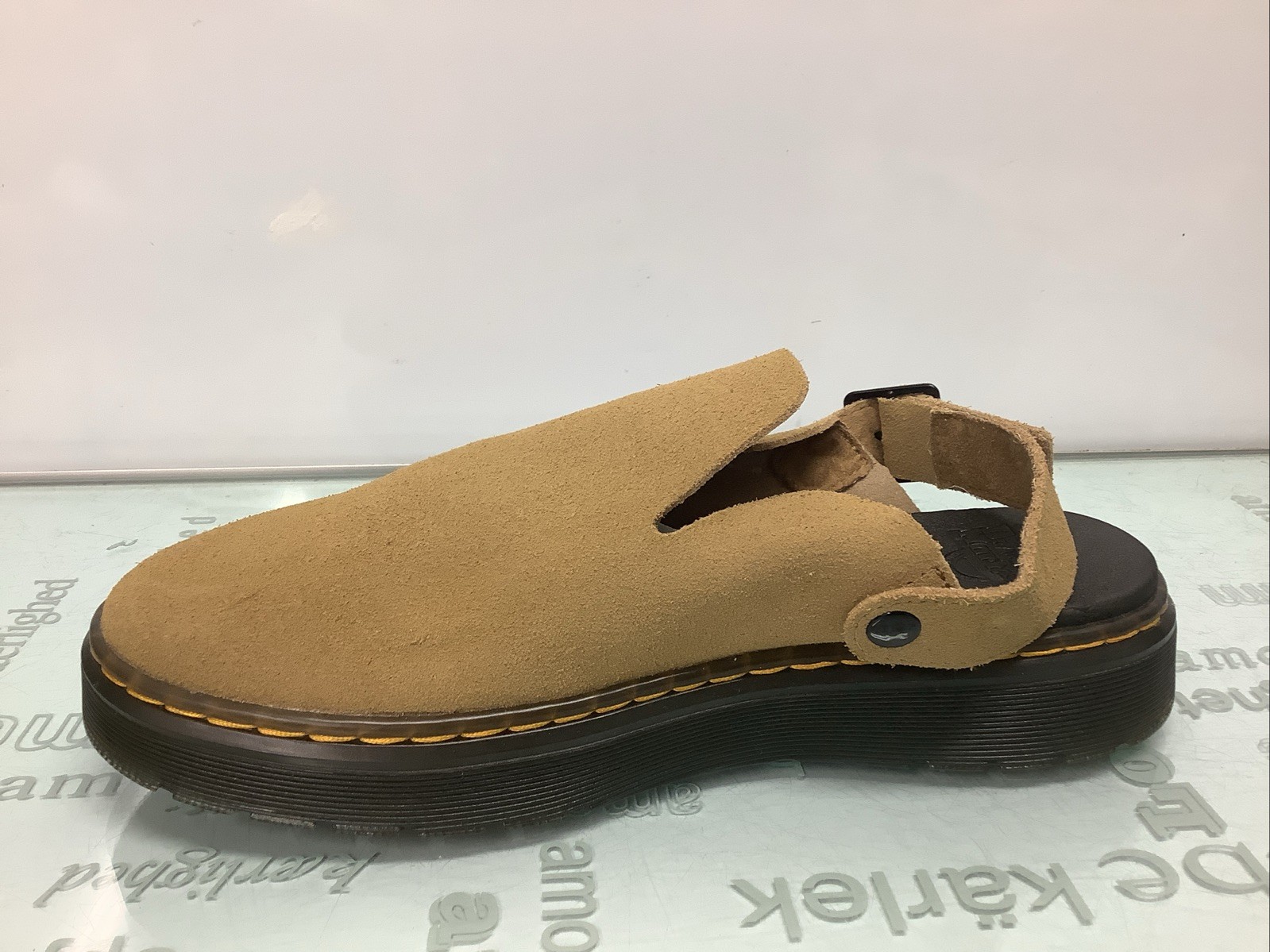 Dr. Martens Carlson Camel Suede Slingback Clogs Mule Women’s Size 9/ M 8(EU41)
