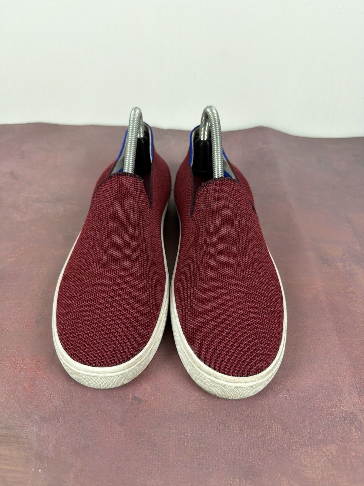 Rothy’s The Original Slip-On Round Toe Garnet/Red Women’s Shoe Sz 9.5 US Retired