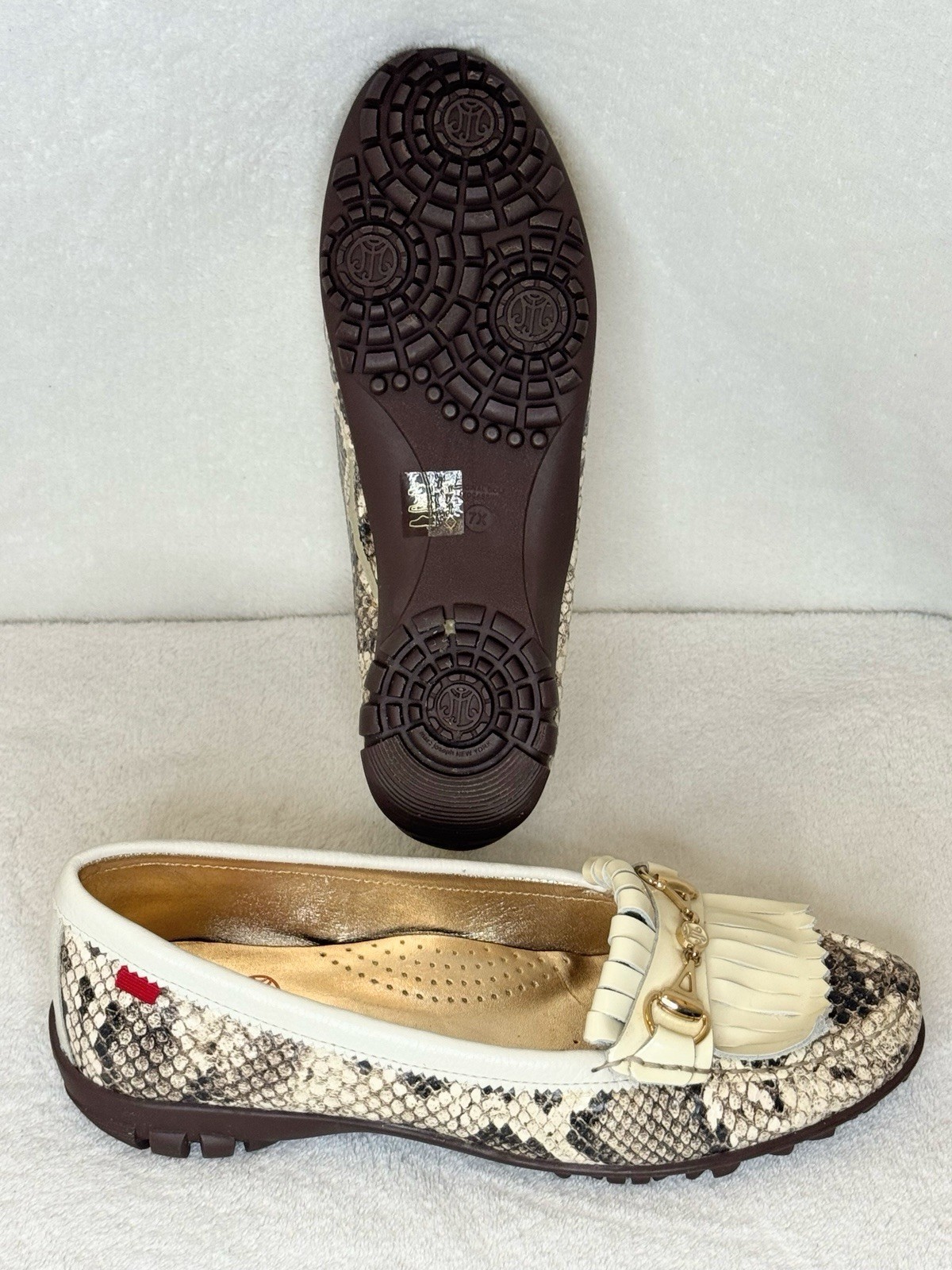 NEW Marc Joseph New York Women’s Driving Golf Moccasin 7 Classic Quiet Luxury