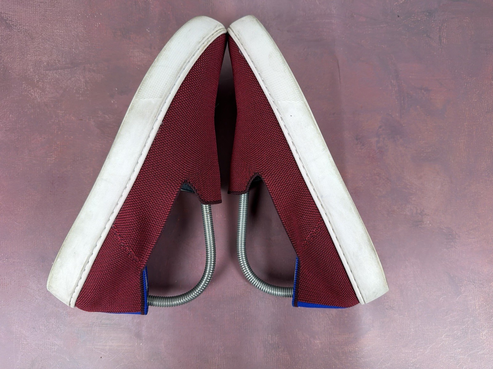 Rothy’s The Original Slip-On Round Toe Garnet/Red Women’s Shoe Sz 9.5 US Retired
