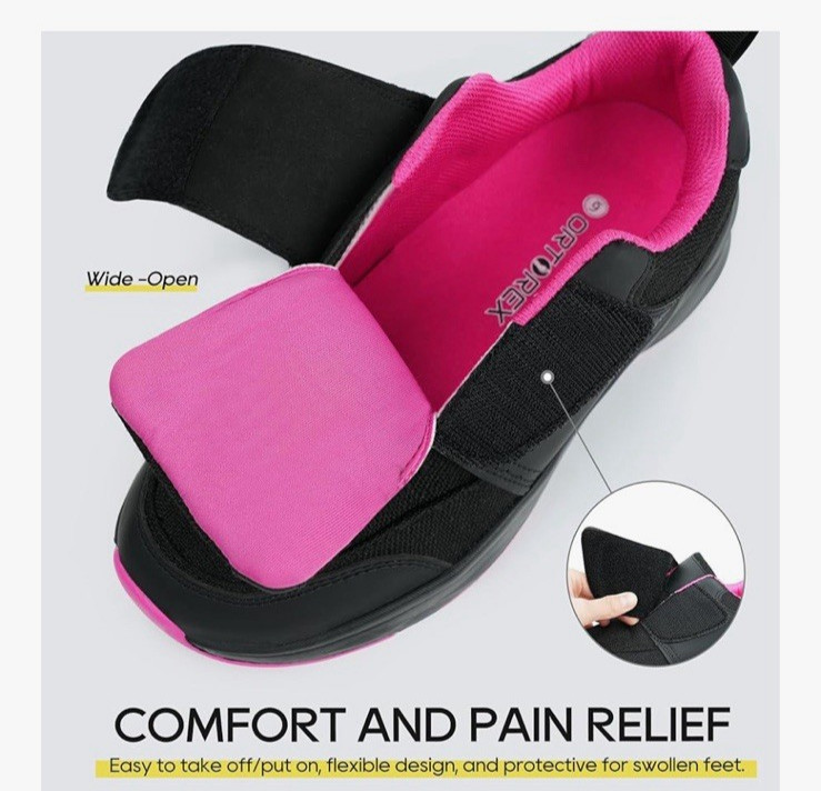 Orthopedic Walking Sneakers Edema Shoes for Swollen Feet By ORTOREX
