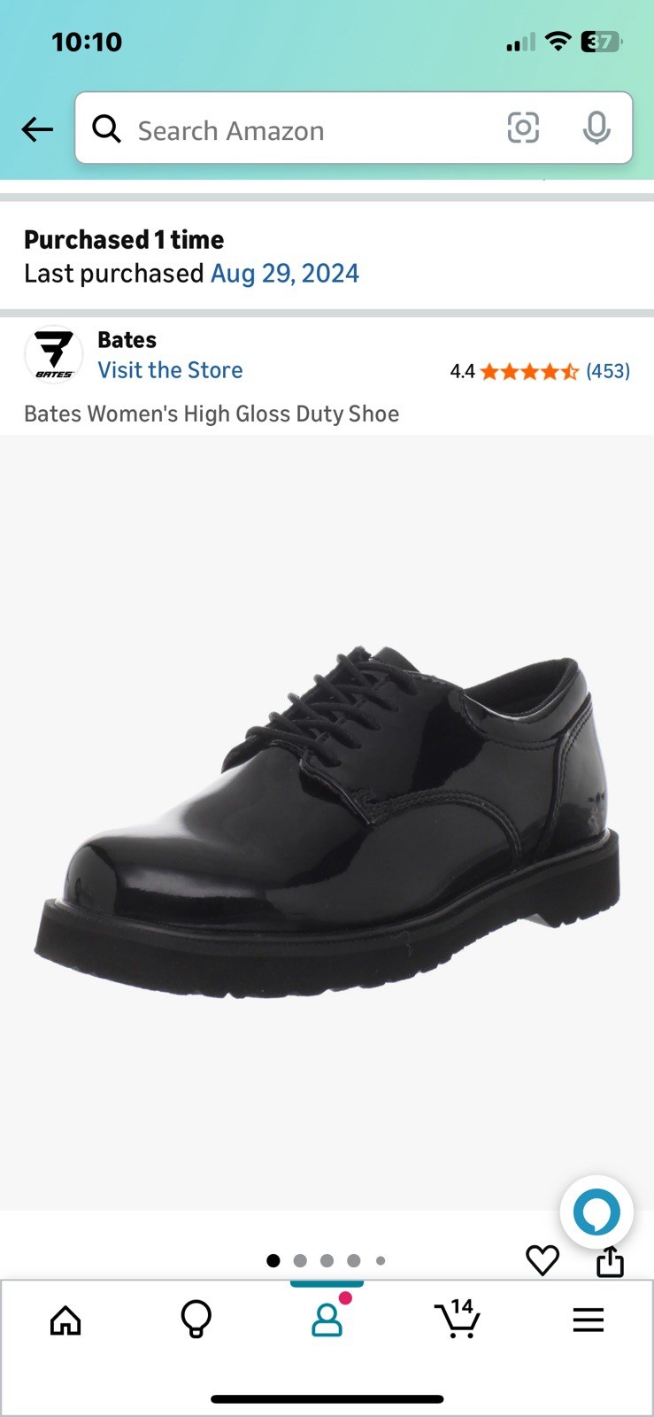 Women’s Size 8.5 High Gloss Duty Shoe