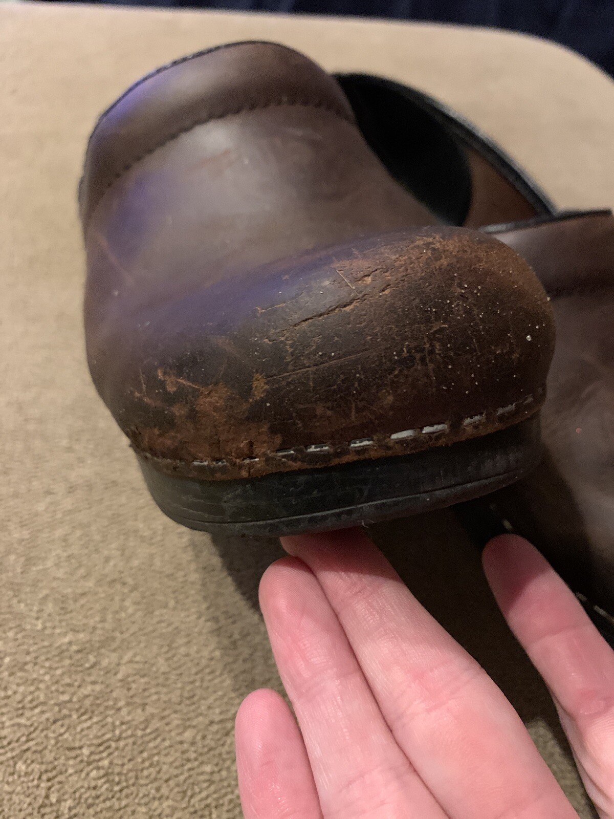 Women’s Size 39 (8.5-9) M Dansko Brown Slip On Professional Clogs (TD)