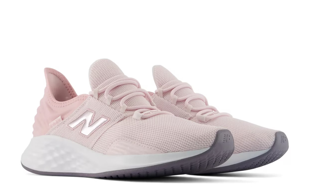 SALE! New Balance Women’s Fresh Foam Roav Running Shoes, Light Pink No Import Fe
