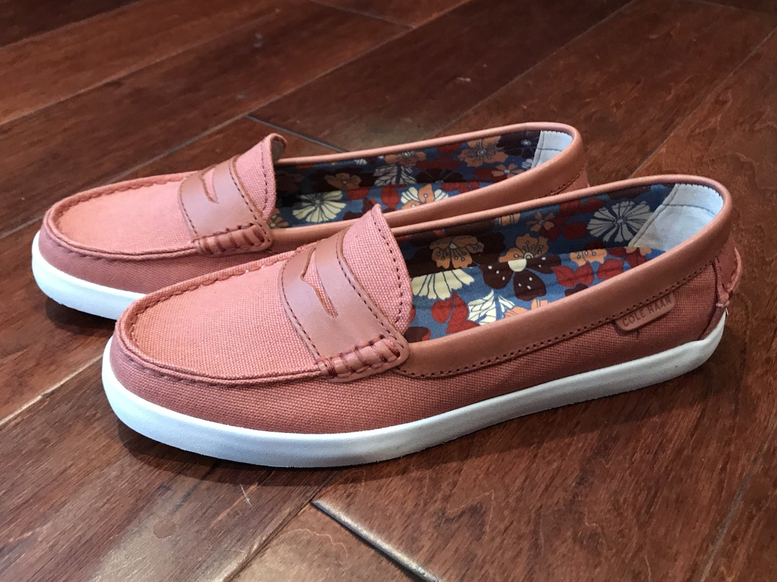 Cole Haan Nantucket W11064 Cedarwood Pink Women’s 5B Casual Driving Loafer Shoes