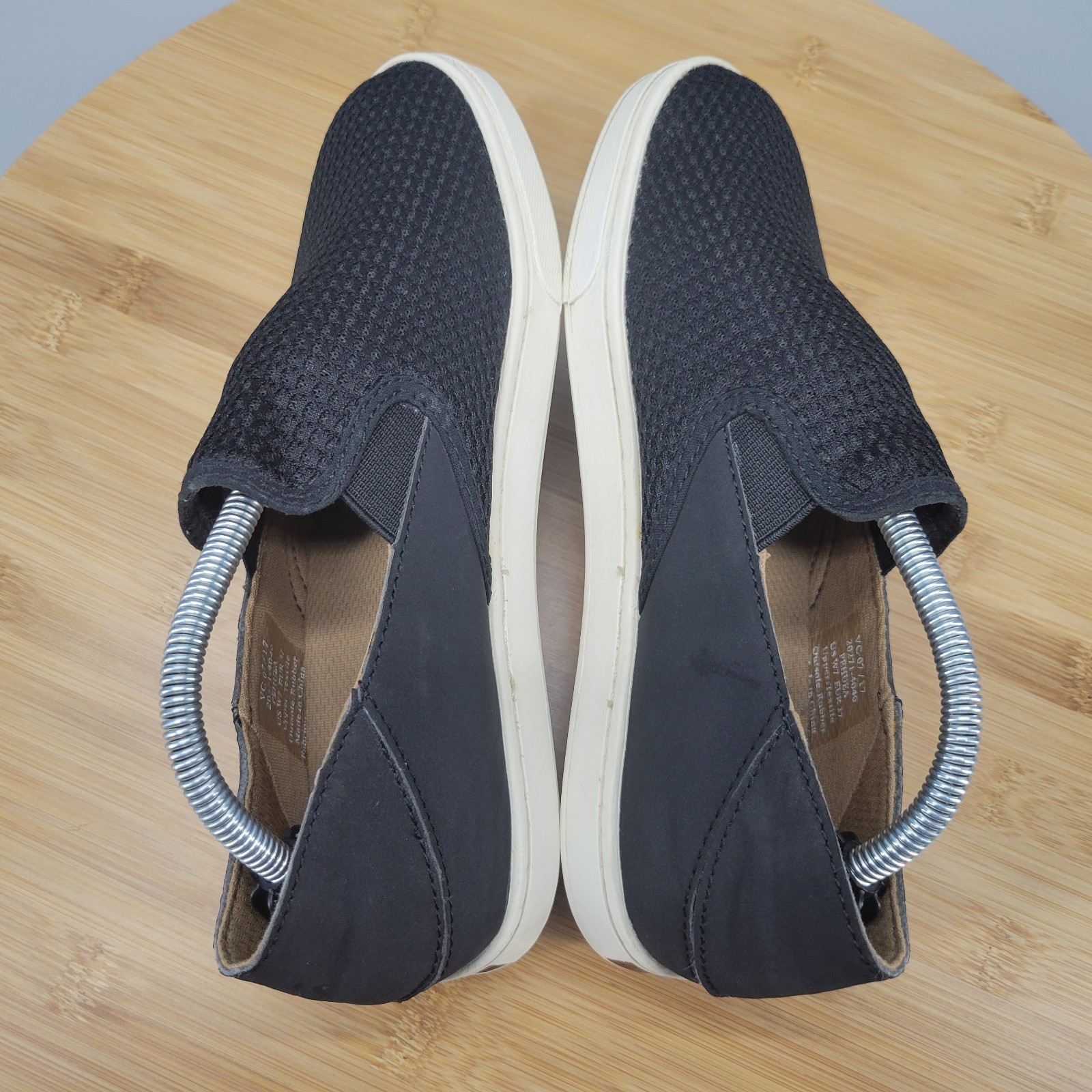 Olukai Pehuea Womens Size 7 Black Mesh Slip On Beach Walking Casual Shoes