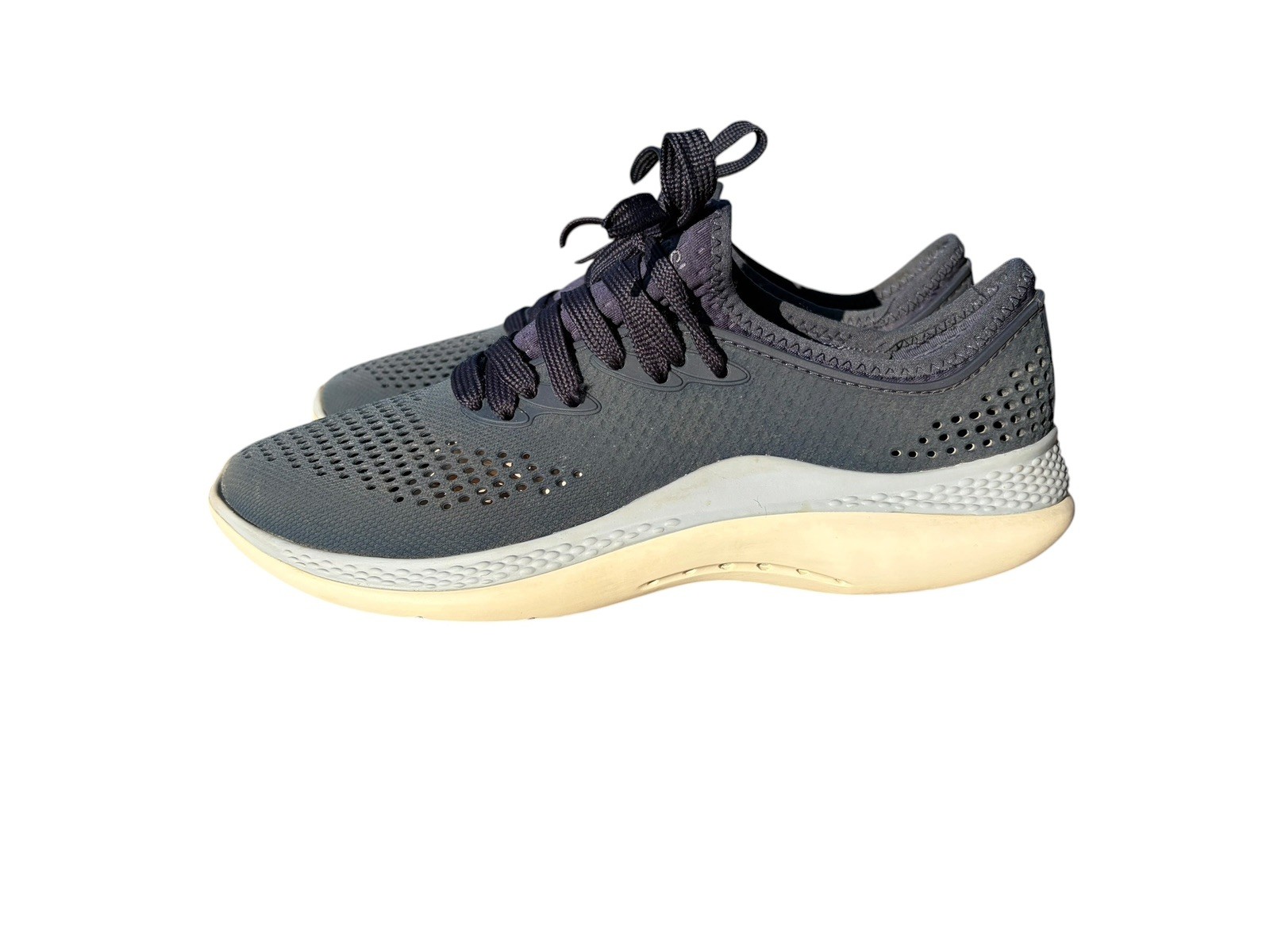Crocs LiteRide 360 Pacer Shoes – Navy/White – Model 206705-4TA – Women’s 7