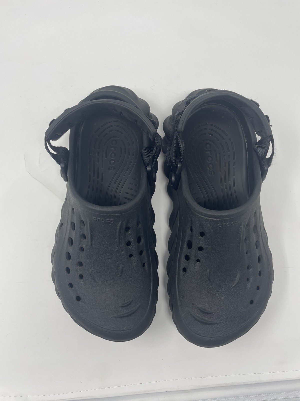 Crocs Pollex Clog Salehe Bembury Black Fingerprint Sole Rare Size M4 W6