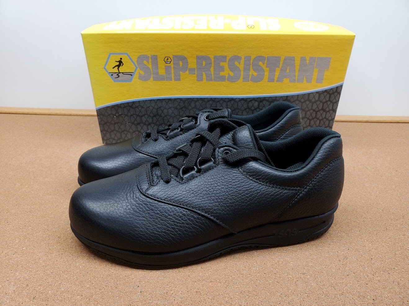 NEW SAS Women’s Liberty Black Slip Resistant Lace Up Shoes 2070-013 Sz 6 6.5 7 8