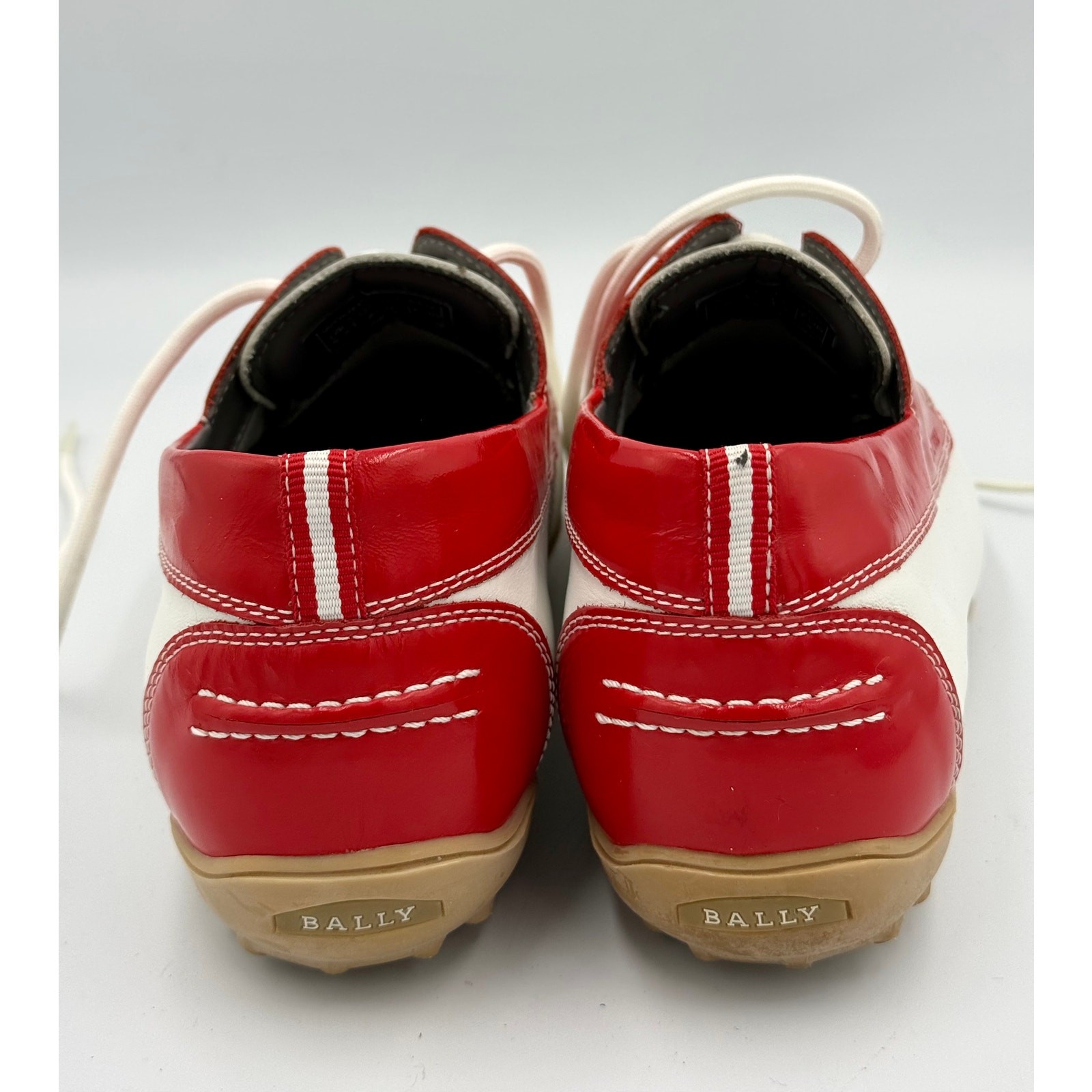 Bally Women’s Leather Lace-up Golf Mocc Pius Oxfords Loafer Shoes FlexTech Sz 8