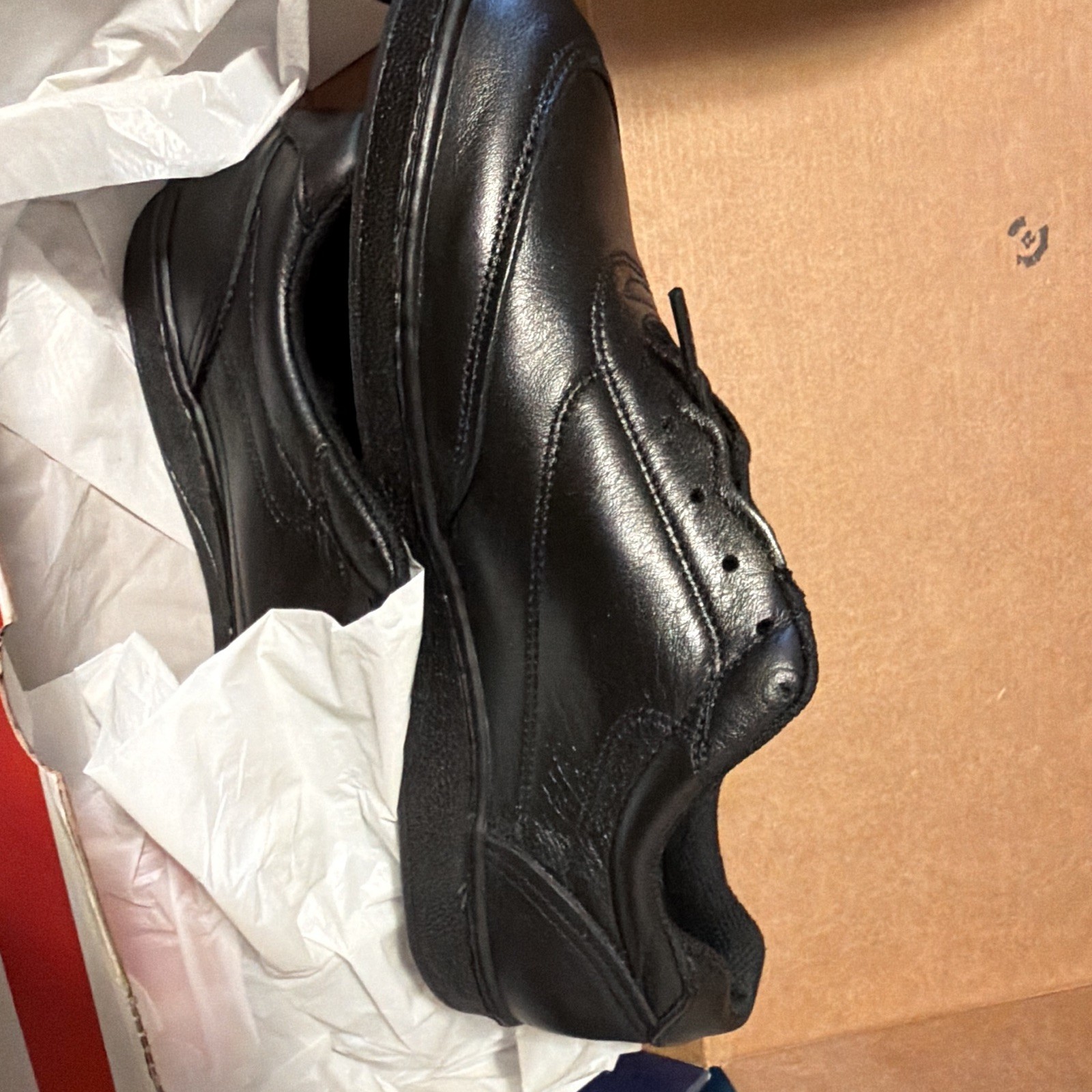 Thorogood Code 3 Oxford Womens Black Leather Slip Resistant Lace Up 8.5 M