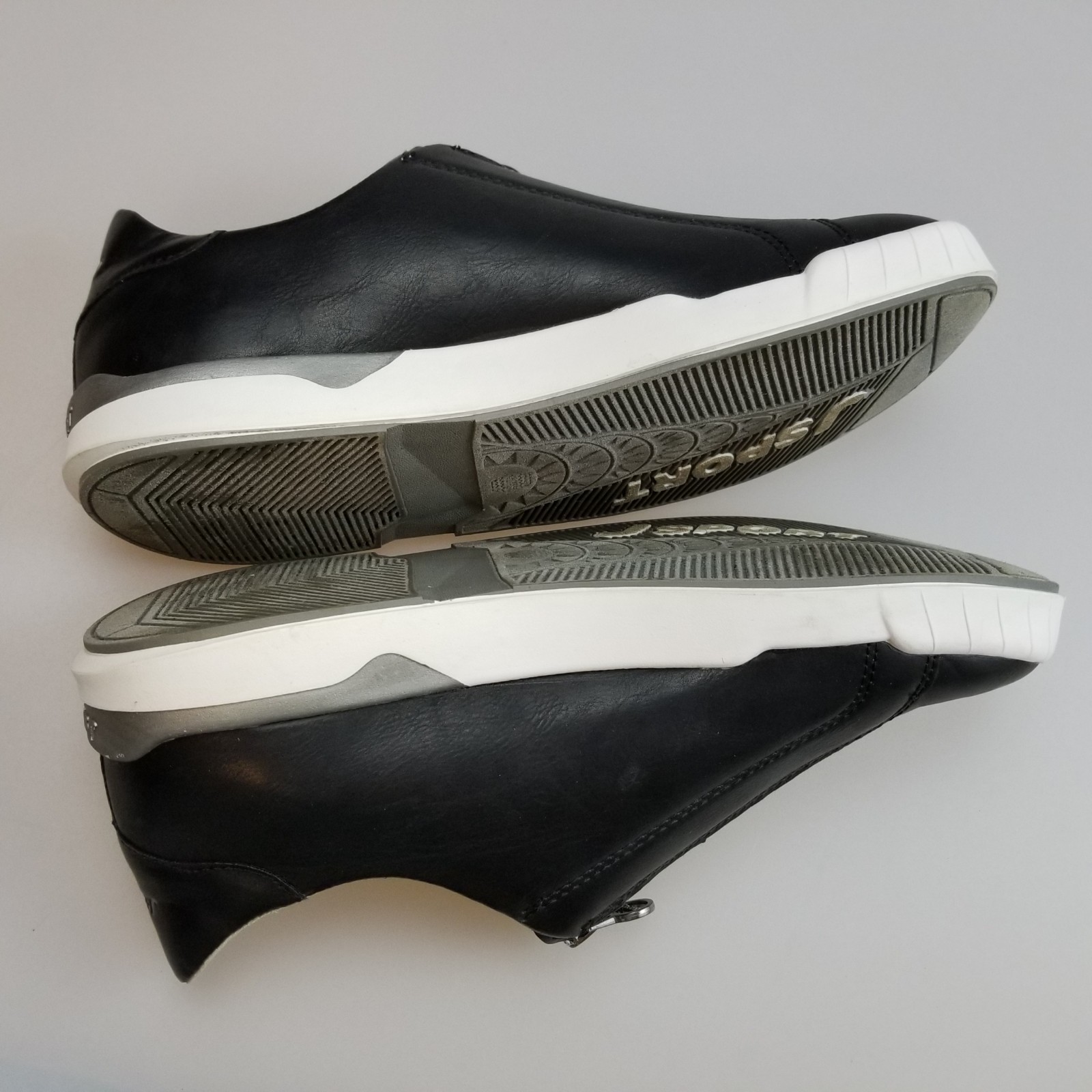 JSPORT by Jambu Cottage Black Zip Up Casual Shoes Women’s US 8.5 Medium
