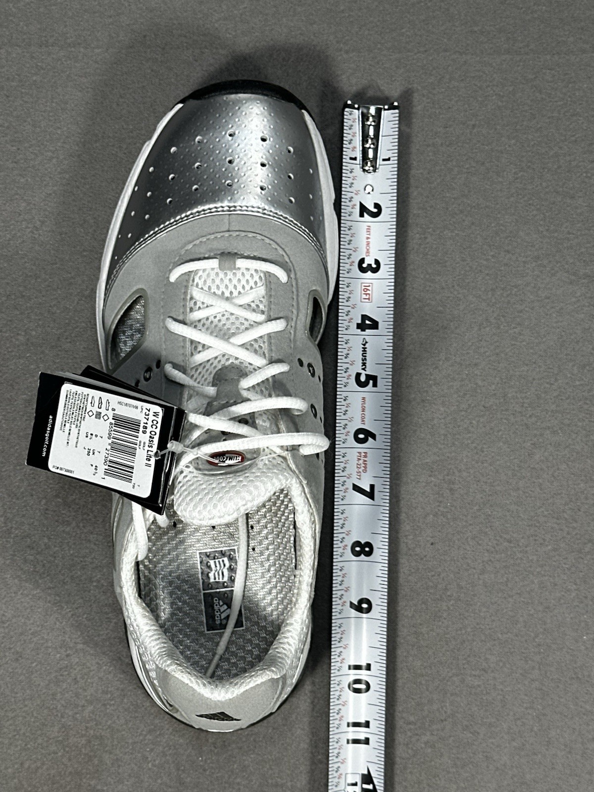 NWT Adidas ClimaCool Oasis Lite II Golf Shoes Silver Gray Women’s US 8.5