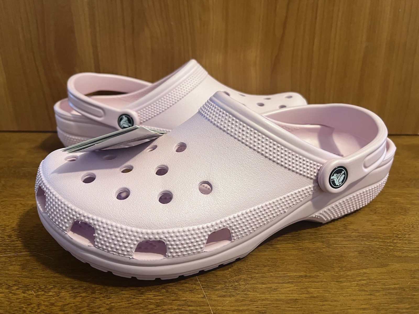 Crocs Classic Clog Light Pink Size M9 W11 10001-6GD Comfort Slip-On Shoes