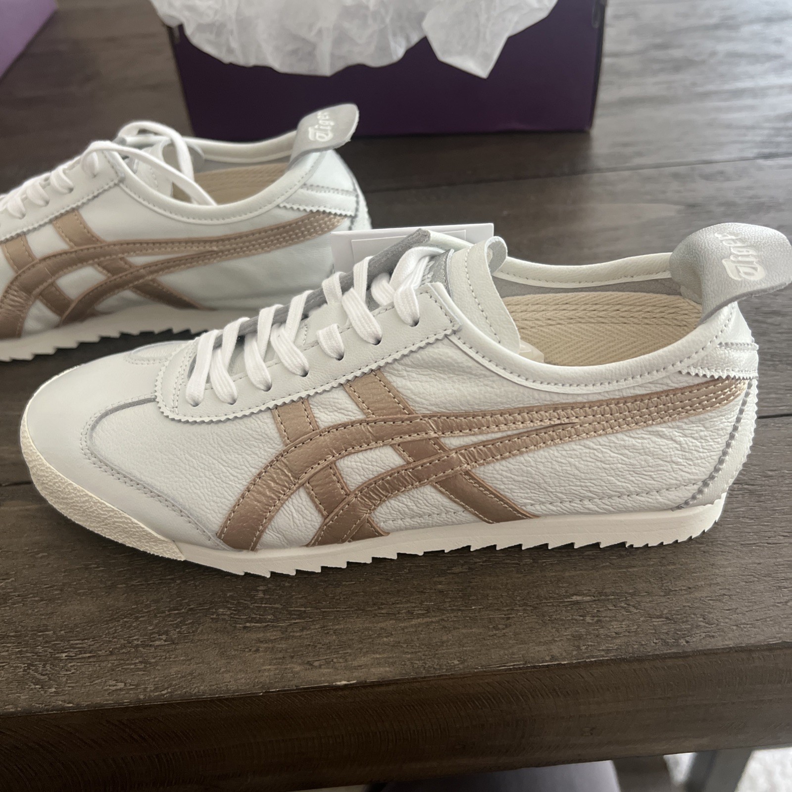 Onitsuka Tiger Nippon Made Mexico 66 Deluxe White/Rose Gold | US W 6