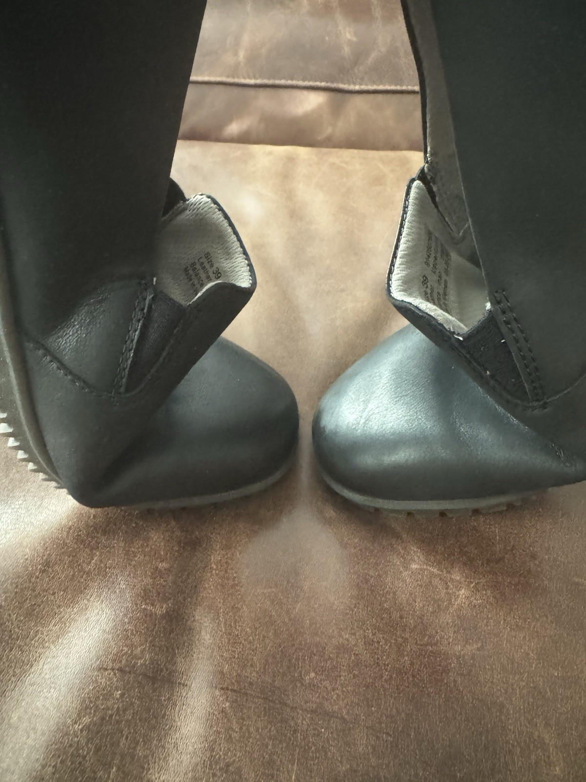 Dansko~Loafers 39/40/9-9.5 Black Linley-Burnished Calf Casual Work Everyday-NWOB