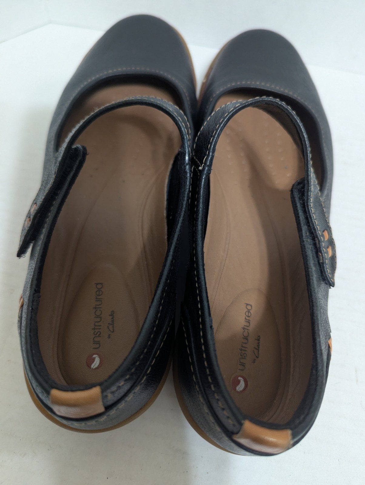 Clarks Unstructured Women’s Size 8 M Mary Jane Blue Sandals