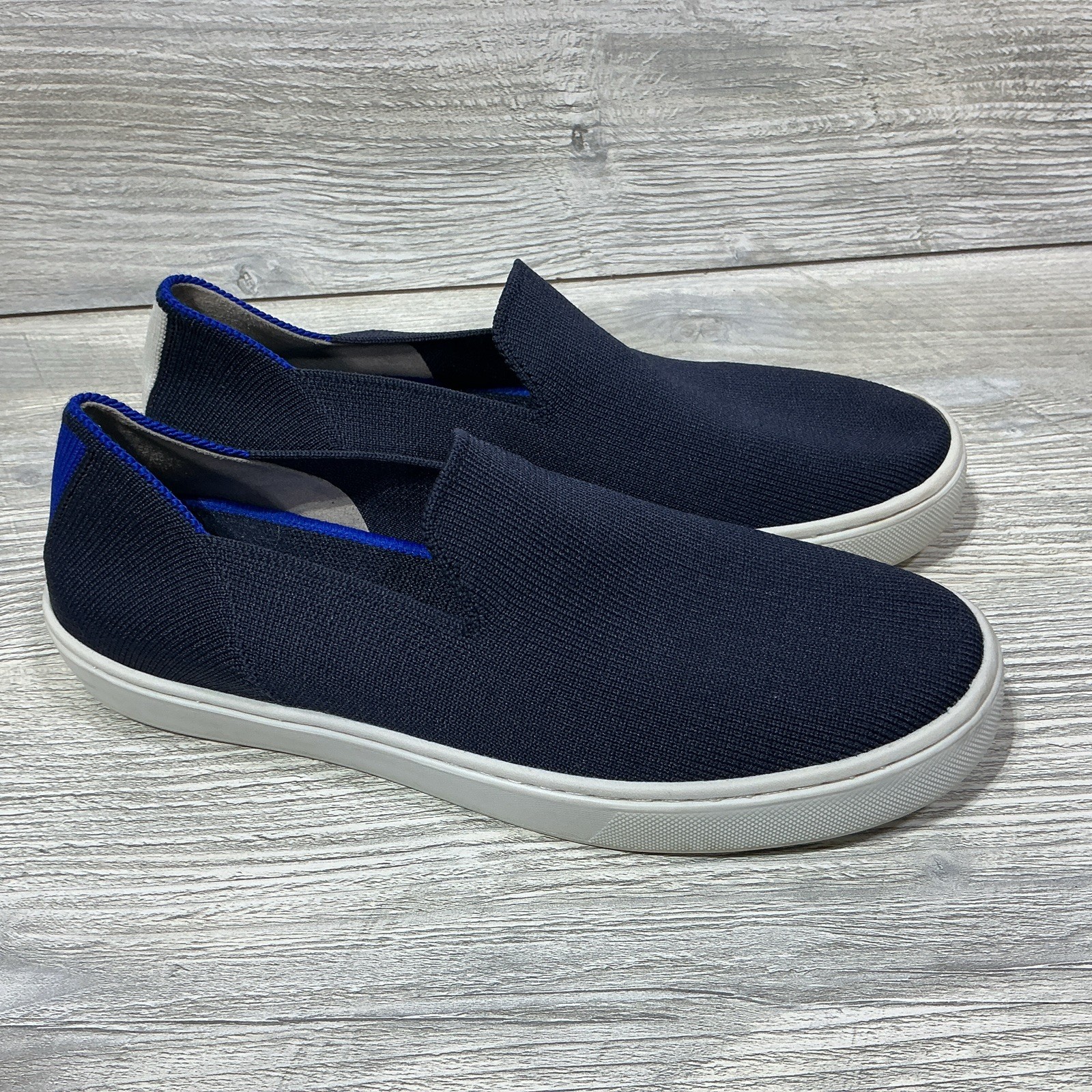 Rothy’s The Original Slip On Sneaker Women’s Casual Shoe Navy Blue Size 6.5