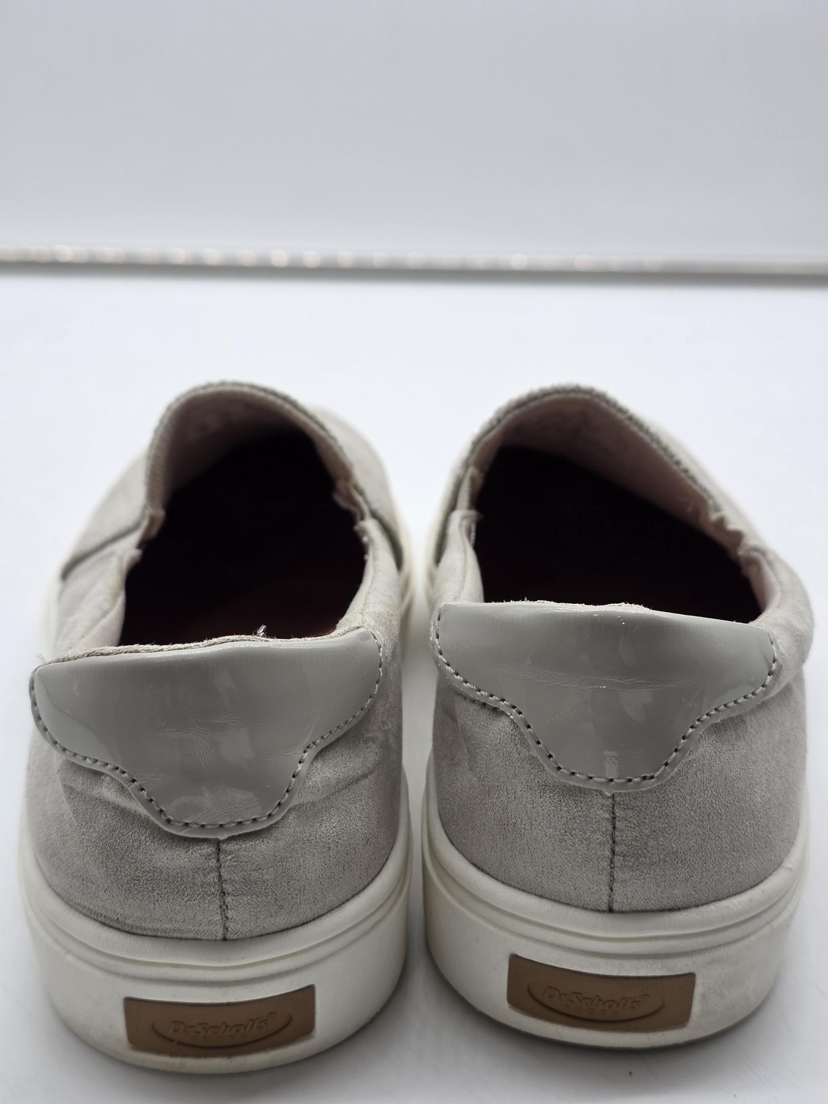Dr Scholl’s Nova Shoes Womens Size 7 Beige Fabric Slip On Casual Comfort Walking