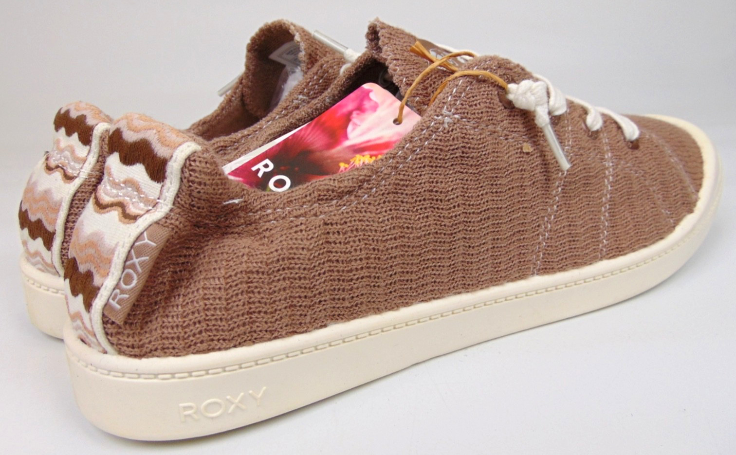 Roxy Bayshore Plus Casual Sneakers Women’s Size 11.0 M, Beige Lace Up Shoes