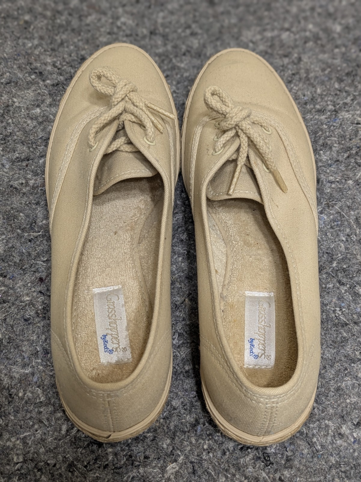 VTG Grasshoppers Keds Spinnaker Canvas Sneakers Casual Shoes Jute Women’s 9.5 S