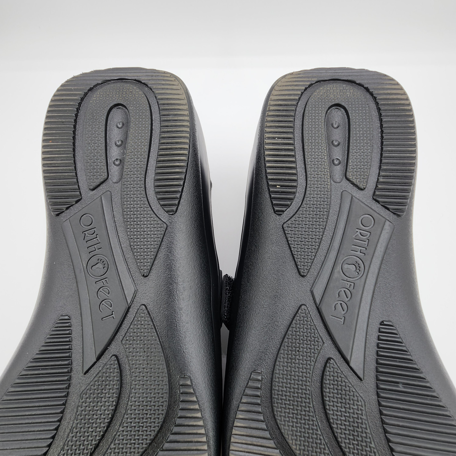 Orthofeet 823 Quincy Shoes Womens 10.5 B Medium Black Loafers NO INSOLES READ