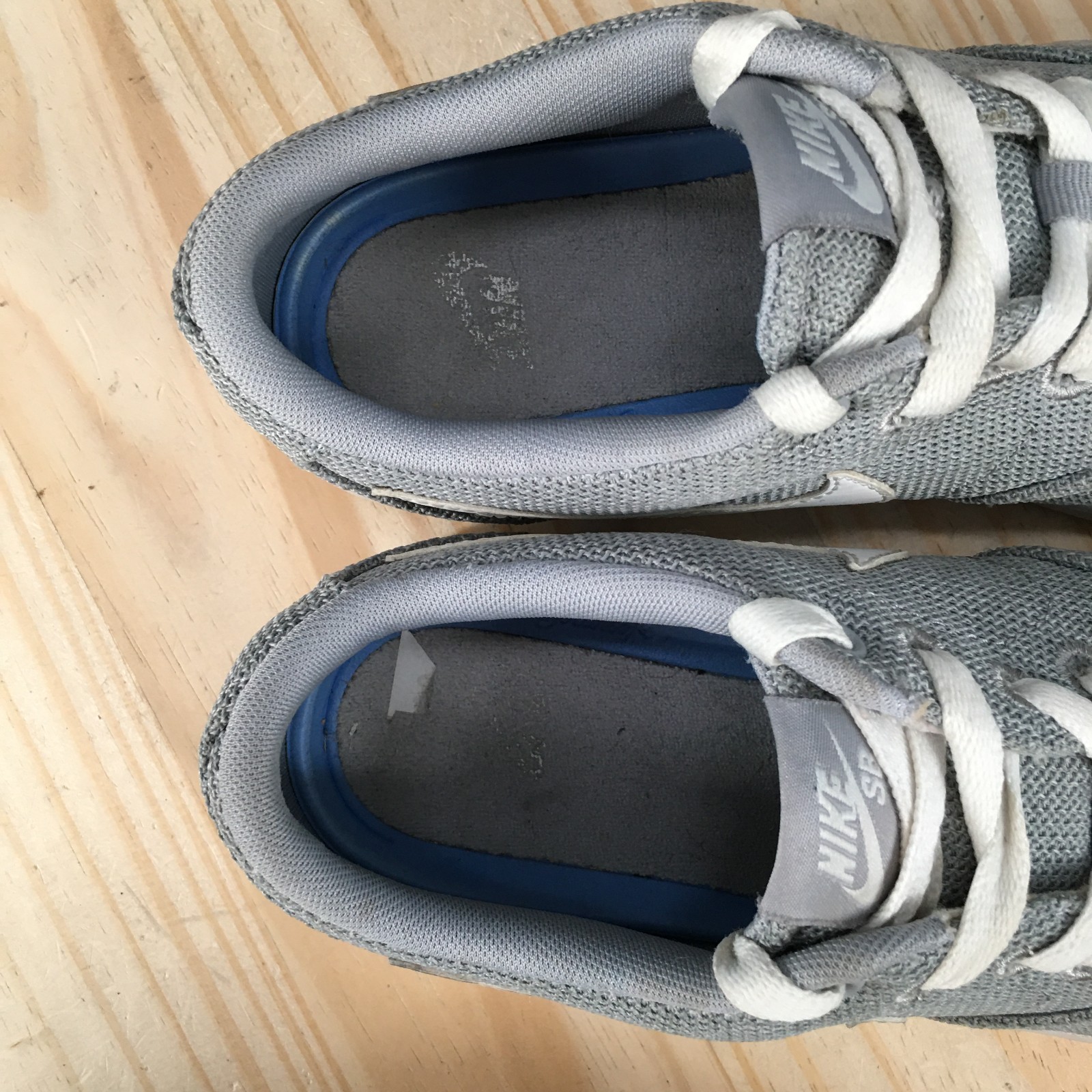 Nike SB Check Solarsoft Shoes Womens 8 Skate Sneaker Casual Lace Up Low Top Gray