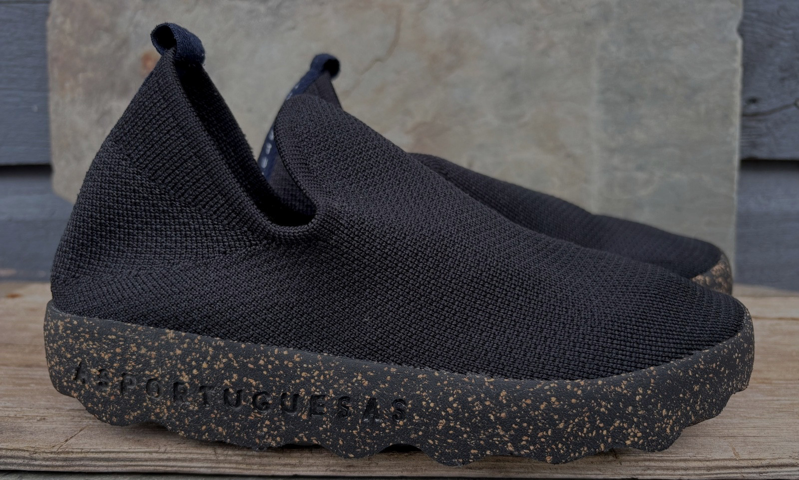 ASPORTUGUESAS (39/8) Fly London City Sneakers Black Mesh Comfort Shoes