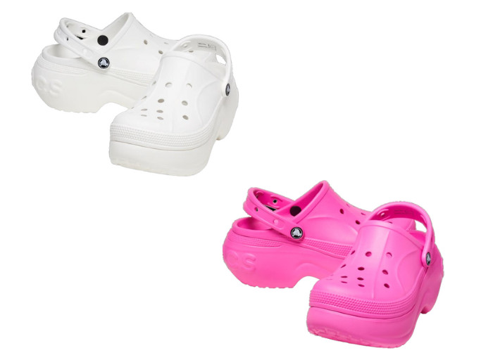 Crocs Bella Women’s Clog Electric Pink White 210062